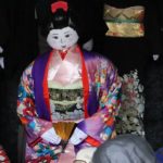いわき市　好間町「ふれあいばばの会」着物かかし展示会