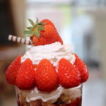 いわき市　かけこみ「いちごパフェ」！おすすめ・グルメランチ「はなCafe　ア・ヌー」