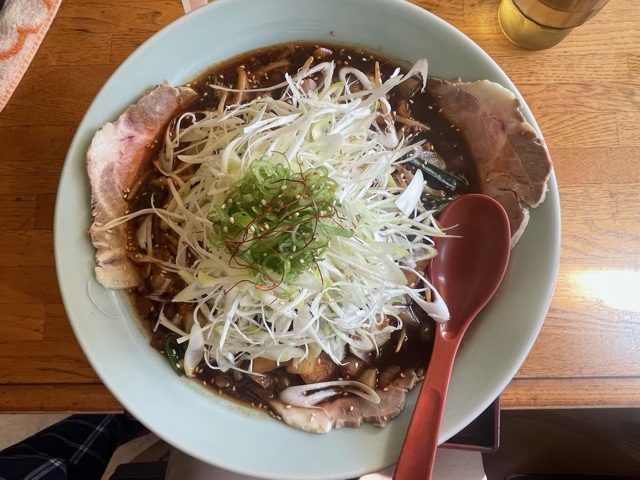 いわき市久ノ浜　グルメ・ランチ「大ちゃん食堂」で黒味噌チャーシュー麺と「なみえ道の駅」で美味しいパフェ！
